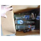 2 Boxes Full of Vintage Pop Bottles
