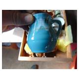 Wooden Crate/Box with Small pieces of Marked Pottery