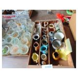 Wooden Crate/Box with Small pieces of Marked Pottery