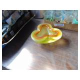 Yellow - Murano Style Ashtray