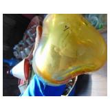 Yellow - Murano Style Ashtray