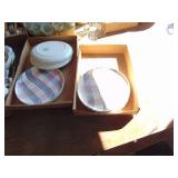 Large Selection of Pink and Gray - China - some needs Cleaned