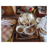 Large Selection of Pink and Gray - China - some needs Cleaned