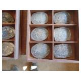 Selection of Hesston Belt Buckles in Displays