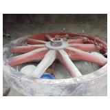 Vintage Wagon Wheel Chandelier