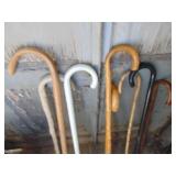 Selection of Walking Canes - white