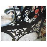 Cast Metal Bench Ends