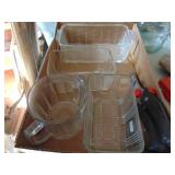 Wicker Table with Contents