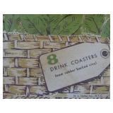 Vintage Drink Coaster Display