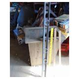 4 Foot Level - Exterior Trash can/Bag Holder = Vintage Yard Sticks