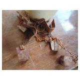 Enamel Ware Container and Hobblers