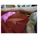 Baby Quilt and Assorted Fabric