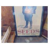 Seeds Advertisement Sign