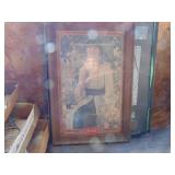 Coca Cola Sign/Picture - Framed