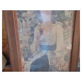 Coca Cola Sign/Picture - Framed