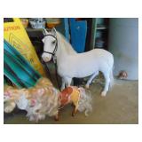 3 Horses 12" and 8" tall