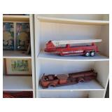 Firetruck and Dirty Glassware with Tub