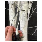 LIGHTSHARE LED Birch Tree Light Set - 4ft, 6ft, 8ft Trees with Warm White Lights - Indoor Outdoor Christmas Wedding Party Decorations (3-Pack)