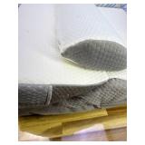 Wedge Pillow Headboard, 3PCS Orthopedic Bed Wedge Pillow Set for After Surgery, Adjustable Pillow Wedge for Acid Reflux & Back Pain Relief, Sleeping, Back Pillow for Bed Sitting Up, White/Grey