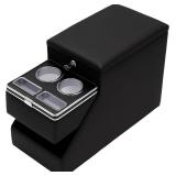 Universal Center Console Between Seat for Minivans, SUVs, Middle Van Console Floor Console Organizer Storage Box (with Locking Design)