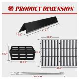Genesis Grill Parts Flavorizer Bars for Weber Genesis 300 Series, Genesis E310 E320 E330 S310 S320 S330 Grill with Front-Mounted Control,7622 Heat Deflectors,62752 Gril Burners and 7524 Grill Grate