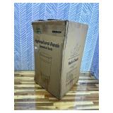 Solution4Patio 50LB No-Waste Chicken Feeder, Large Capacity Gravity Dispenser with Spill Control & 16 Feeding Ports Poultry Feeder for Outdoors & Hen Coop (Red)