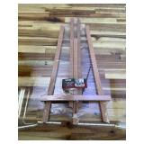 U.S. Art Supply 18" Large Tabletop Display Easel - Beechwood Artist A-Frame Display Stand, Wooden Easel for Painting, Canvas Stand, (Pack of 1) Classrooms Events Photo Picture Sign Holder