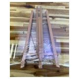 U.S. Art Supply 18" Large Tabletop Display Easel - Beechwood Artist A-Frame Display Stand, Wooden Easel for Painting, Canvas Stand, (Pack of 1) Classrooms Events Photo Picture Sign Holder