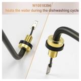 W10518394 W10441445 Dishwasher Heating Element for Whirlpool Kenmore Maytag Replaces W10134009 AP5690151 PS8260087 WDT730PAHZ0 WDF520PADM7 WDF520PADM3 WDF520PADM5 WDT720PADM2 WDT710PAYM3 W10518394VP