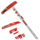 Kapro - 314 Set & Match System - Mark & Level - With Ruler, Slide & Lock Vials, T-Square Head Handle & Knife Guide - Magnetic - Aluminium - 48