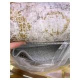 Retails for $110! AMOAMI-Area Rug 6X9 Rugs for Living Room-Vintage Soft Grey Rugs for Bedroom-Non Slip Carpet-Machine Washable Rug for Dining Room Living Room Bedroom Office Under Table