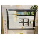 24x36 Inch Black Bathroom Mirror for Wall, Thick Metal Framed Rectangle Mirrors for Over Sink, Bedroom, Living Room, Entryway, Anti-Rust, HD Tempered Glass