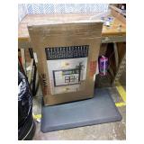 24x36 Inch Black Bathroom Mirror for Wall, Thick Metal Framed Rectangle Mirrors for Over Sink, Bedroom, Living Room, Entryway, Anti-Rust, HD Tempered Glass