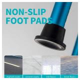 Retails for $130! Foldable Stair Climbing Walker for Seniors,Adjustable 4-Leg Height Safety and Convenience Blue