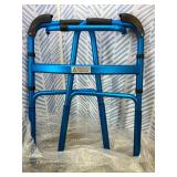 Retails for $130! Foldable Stair Climbing Walker for Seniors,Adjustable 4-Leg Height Safety and Convenience Blue