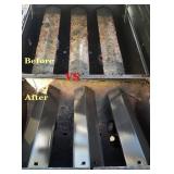 P9505A(3-Pack) Porcelain Steel Heat Plate,Heat Shield, Heat Tent for Chargriller Charcoal 3001, 3008, 3030, 4000, 5050, 5252, 5650 Gas Grill