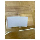 White Coffee Sleeves For 10 to 20 oz. Cups (150 Pack), Disposable Corrugated Cardboard Paper Jacket For Better Grip, Hot Cold Drinks Holder, Chocolate Milk Tea Beverage Insulator, Hand Protection