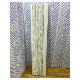 2 Inch Cordless Faux Wood Blind with Contemporary Valance - 33" W x 64" L - White, Over 900 Custom Sizes Starting at 19.97, Smooth Room Darkening Slats for Interior Windows by Lumino