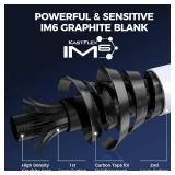 KastKing Centron Lite Twin Tip Fishing Rods, IM6 Graphite Blanks, Twin Tip Fishing Rods, Stainless Steel Guides with Ceramic Rings, Split or Full Rear EVA Handle Design, Drop Shot Hook Keeper