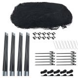 Retails for $292! 33Ft * 12Ft * 10Ft Baseball Batting Cage, Portable Practice Net Cage with Storage Bag, Large Enclosed Batting Cage, Polyester Material