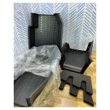 Rear Under Seat Concealed Storage Compartment Compatible, Second Row Underseat Large Capacity Organizer Interior Accessories, Black