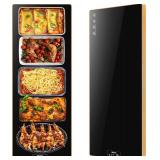 Electric Warming Tray Extra Long 40 x12 Food Warmer with Thermostat and Full Surface Heating Food Warming Mat with 2 Temperature Modes for Parties Buffet Gatherings Gold Edge