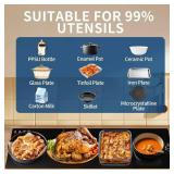 Electric Warming Tray Extra Long 40 x12 Food Warmer with Thermostat and Full Surface Heating Food Warming Mat with 2 Temperature Modes for Parties Buffet Gatherings Gold Edge