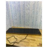 Electric Warming Tray Extra Long 40 x12 Food Warmer with Thermostat and Full Surface Heating Food Warming Mat with 2 Temperature Modes for Parties Buffet Gatherings Gold Edge