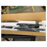 Retails for $140! Veken 55 Inch, Height Adjustable Sit Stand Up, Wood Desktop, Work Home Office Computer PC Table, Tall Standup Workstation, Gaming Writing Study Bedroom Rising Desks, Brown