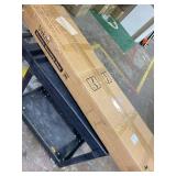 Retails for $140! Veken 55 Inch, Height Adjustable Sit Stand Up, Wood Desktop, Work Home Office Computer PC Table, Tall Standup Workstation, Gaming Writing Study Bedroom Rising Desks, Brown