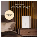 Retails for $170! hOmeLabs Dehumidifier - Advanced Humidity & Moisture Control, Quiet, Efficient, Auto Shut-off, Ideal for Home, Basement, Office - 1,800 Sq Ft Wi-Fi (8 Pint MAX 24 Pint at 95 F, 90% R