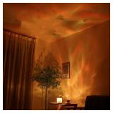 Ocean Wave Projection Lamp, 16 Color RGB Mood Light with Remote, 3D Water Ripple Night Light for Kids Room, Meditation, Yoga, Home Decor(2 Pcs)