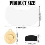 High Chair Tray Sticker Set for Stokke Tripp Trapp, Non-Slip Tray Accessories Suction Stickers with Suction Cups and Scraper for High Chair Plates Bowls and Toys Fixation