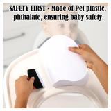 High Chair Tray Sticker Set for Stokke Tripp Trapp, Non-Slip Tray Accessories Suction Stickers with Suction Cups and Scraper for High Chair Plates Bowls and Toys Fixation